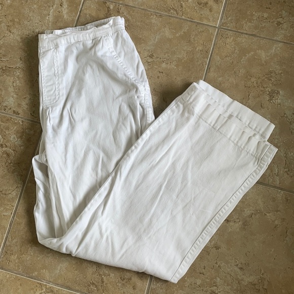 Soft surroundings- white pull on casual pa… - Picture 1 of 7